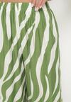 Pantaloni Verde cu alb