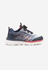 Niebiesko-Czerwone Buty Sportowe Sneakersy z Geometrycznym Wzorem Ulielis