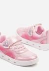 Różowe Buty Sportowe Sneakersy Ombre z Sercem i Ledami Ulandrela