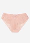 Różowe Majtki Figi z Bawełny z Koronkowymi Wstawkami Arrisianne