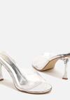 Pantofi stiletto Argintii