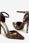 Pantofi stiletto Imprimeu leopard