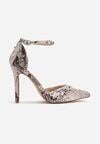 Pantofi stiletto Print piele de șarpe