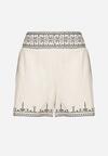 Pantaloni scurți Negru cu crem
