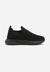 Czarne Buty Sportowe Sneakersy z Elastyczną Cholewką Vivielle
