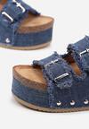 Papuci Bleumarin