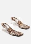 Papuci Imprimeu leopard