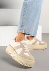 Sneakers Bej închis