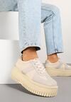 Sneakers Bej deschis