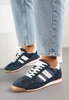 Sneakers Bleumarin cu alb