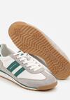 Sneakers Alb cu gri