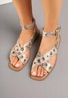 Sandale Print piele de șarpe