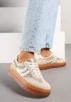 Sneakers Print piele de șarpe