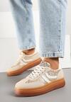 Sneakers Print piele de șarpe
