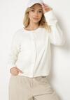 Cardigan Alb