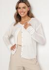 Cardigan Alb