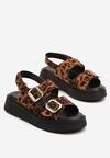 Sandale Imprimeu leopard