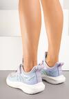 Pantofi sport Gri cu mov
