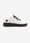 Sneakers Alb cu negru