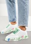 Sneakers Alb cu verde