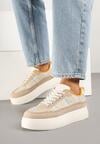 Sneakers Bej închis