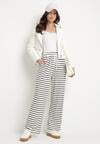 Pantaloni Negru cu alb