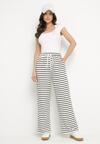 Pantaloni Negru cu alb