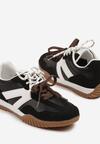 Sneakers Negru cu alb