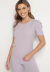 T-shirt Mov deschis