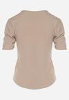 T-shirt Bej închis