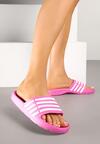 Papuci Fucsia cu alb
