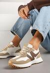 Sneakers Bej închis
