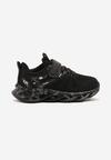 Czarno-Szare Buty Sportowe Sneakersy Clibee Ozdobione Tłoczeniem Nanelle