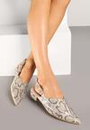 Sandale Print piele de șarpe