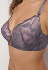 Sutien Gri cu roz