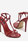 Pantofi stiletto Bordo
