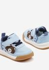Niebieskie Buty Sportowe Sneakersy z Misiem Sonilia