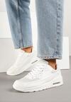 Białe Sneakersy na Podeszwie z Poduszką Air Divorra
