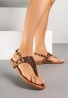Sandale Imprimeu leopard