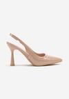 Pantofi stiletto Bej