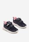 Granatowe Buty Sportowe Sneakersy Clibee z Napisem Nairio