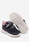Granatowe Buty Sportowe Sneakersy Clibee z Napisem Nairio