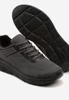 Ciemnoszare Buty Sportowe Sneakersy z Ozdobnym Tłoczeniem Wiline