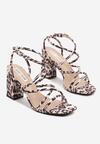 Sandale Imprimeu leopard