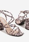 Sandale Imprimeu leopard