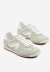 Zielone Sneakersy Ozdobione Geometrycznym Wzorem Teroti
