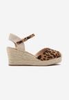Sandale Imprimeu leopard