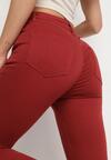 Bordowe Spodnie Skinny Kyllienne