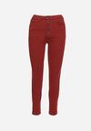 Bordowe Spodnie Skinny Kyllienne