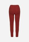 Bordowe Spodnie Skinny Kyllienne